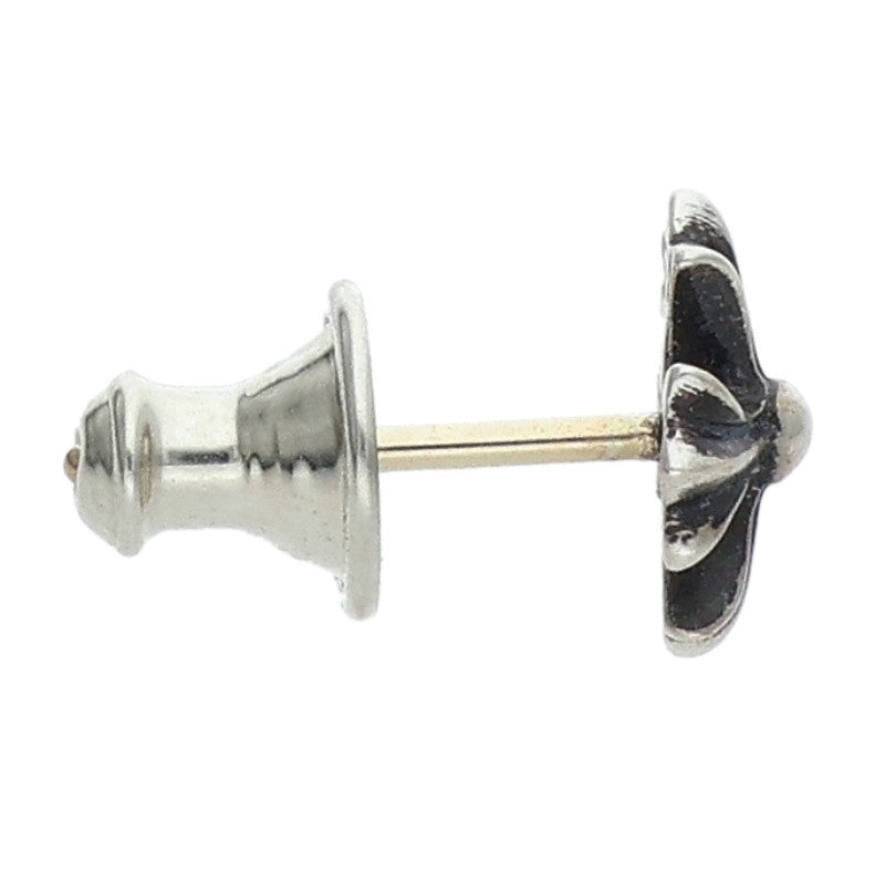 Chrome Hearts No2 CH Plus Stud Silver Earring