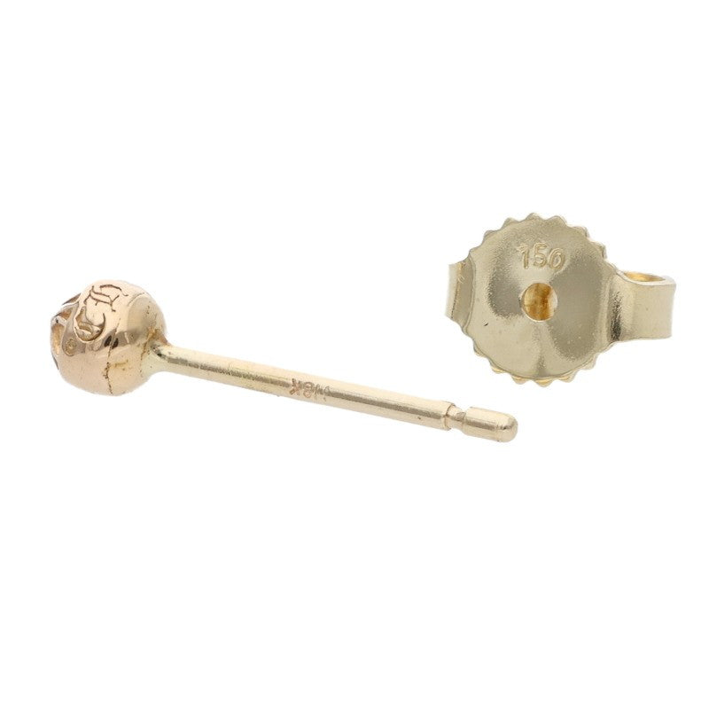 Chrome Hearts 22K Mini Cross Ball Stud Earring