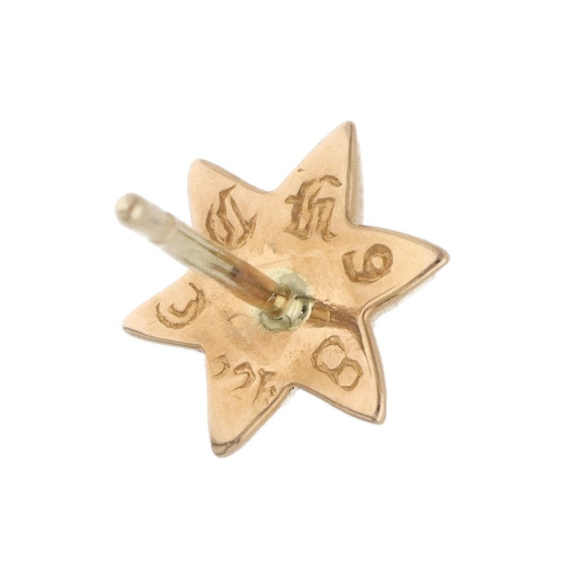 Chrome Hearts 22K Star Stud Gold Single Earring