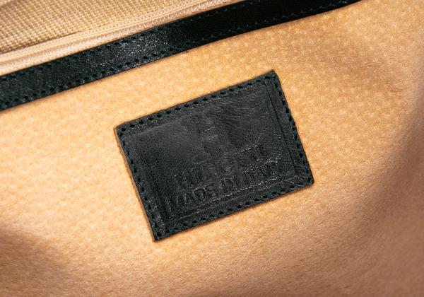 HIROFU Leather Briefcase Green