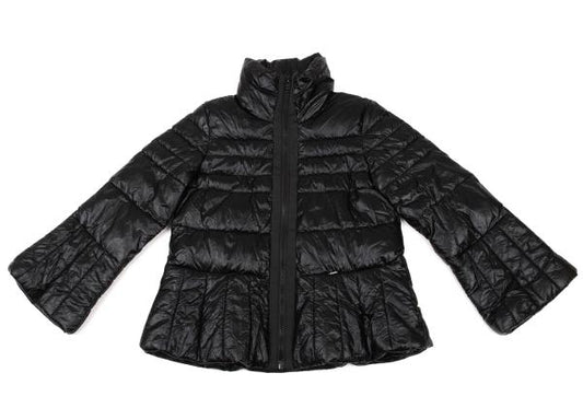 ARMANI EXCHANGE Padded Flare Sleeve Zip Jacket Black Size S