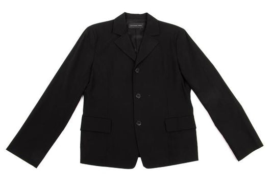 JURGEN LEHL Cotton 3-Button Jacket Black Size L