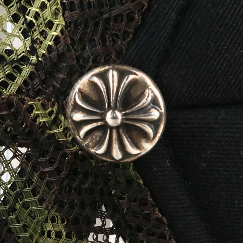 Chrome Hearts SIZE TRUCKER CAP Camo Hat Black x Green x Silver Size ONE
