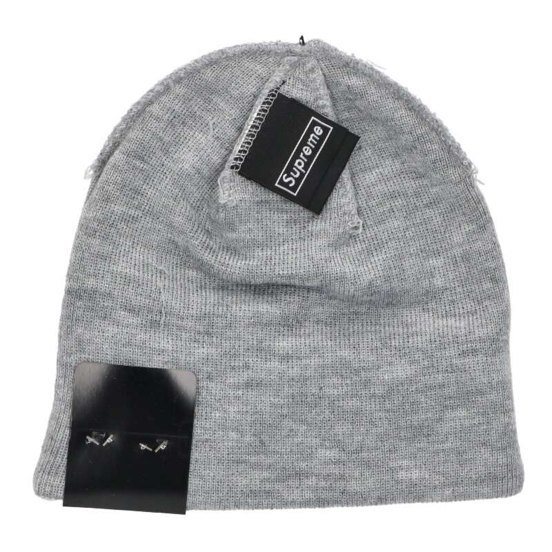 Supreme x New Era 24AW Box Logo Beanie Gray Size ONE SIZE