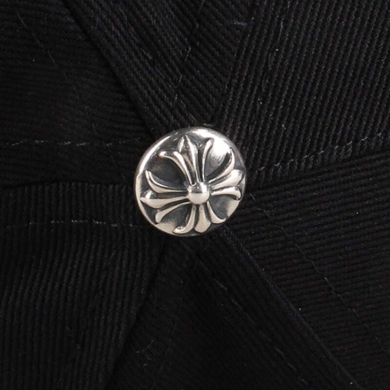 Chrome Hearts TRUCKER CAP RS3 Embroidered Denim Hat Black