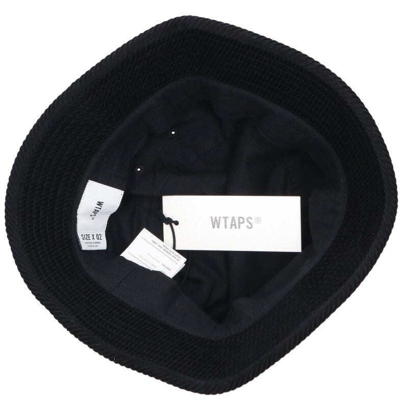WTAPS Logo Embroidery Corduroy Bucket Hat Size ONE SIZE