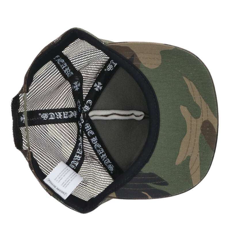 Chrome Hearts CH Patch Crossball Camo Mesh Cap Size ONE SIZE
