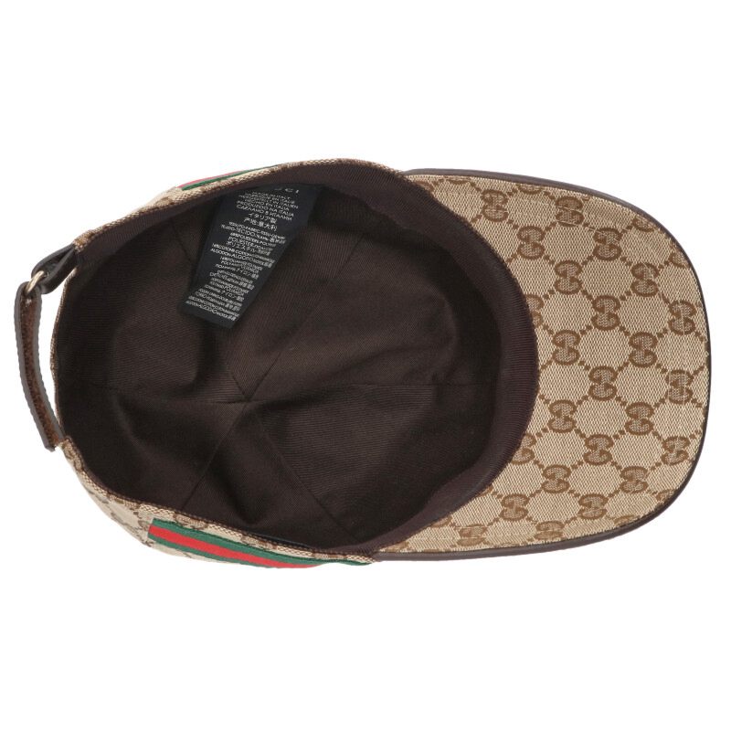 GUCCI GG Canvas Sherry Line Baseball Cap Multi Size ONE SIZE