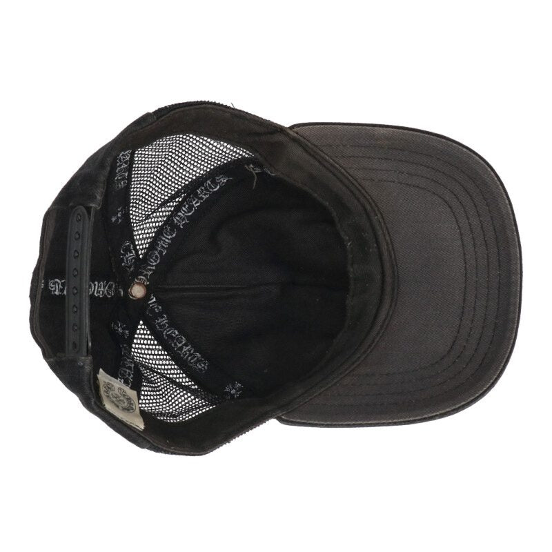 Chrome Hearts Denim Trucker Flare Knee Print Mesh Cap Multi