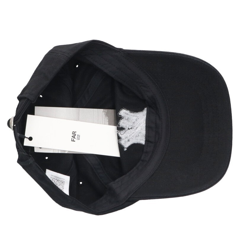 FAR FROM WHAT Logo Patch Cap Black/White Size ONE SIZE