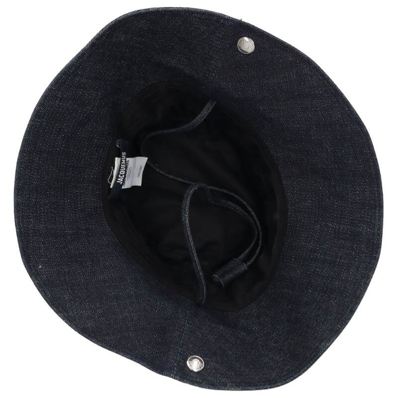 JACQUEMUS Denim Logo Hat Indigo