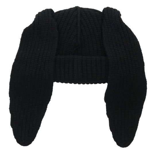 CHARLES JEFFREY LOVERBOY Rabbit Beanie Black Size ONE SIZE