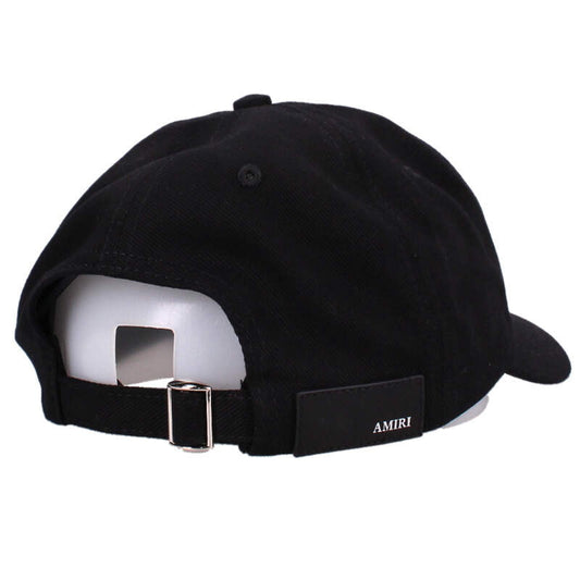 AMIRI Logo Patch Baseball Cap Black Size ONE SIZE