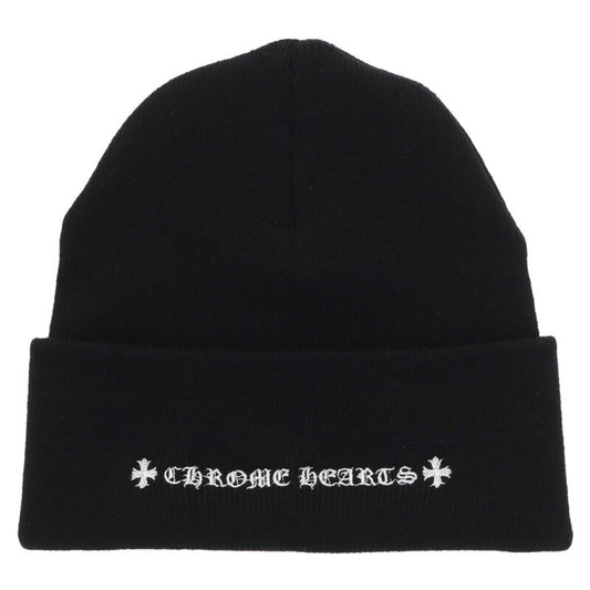 Chrome Hearts CH Embroidered Wool Beanie Black