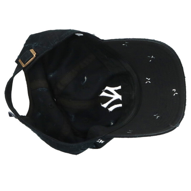 Apt. NY Logo Distressed Cap Black Size ONE SIZE