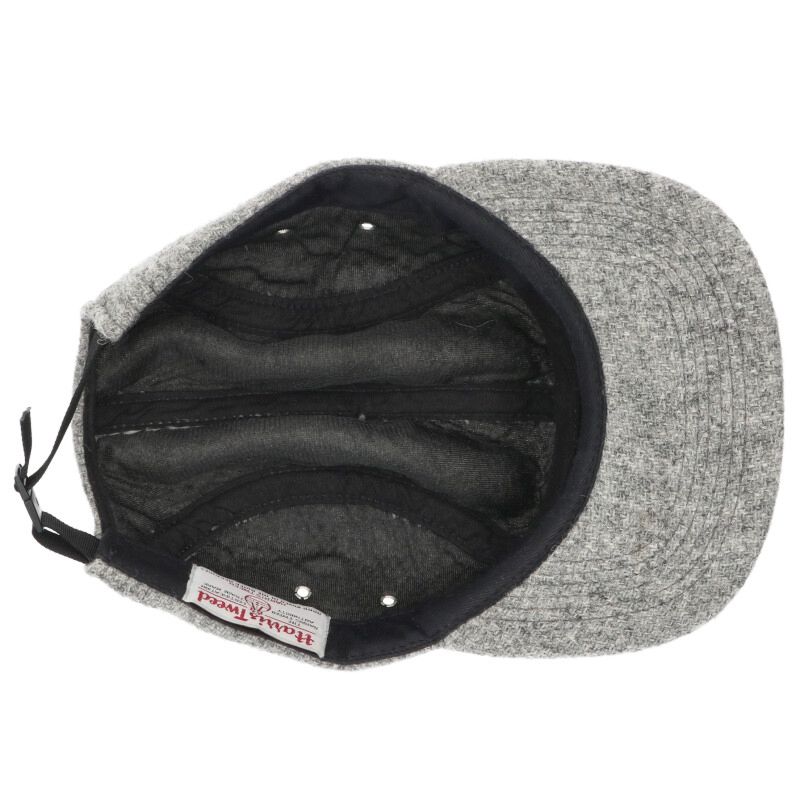 SUPREME 12AW Harris Tweed Camp Cap Gray Size ONE SIZE