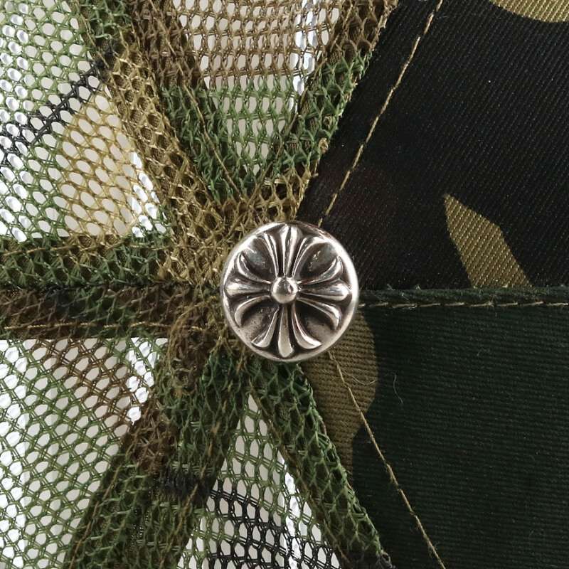 Chrome Hearts CH Crossball Patch Camo Trucker Size ONE SIZE