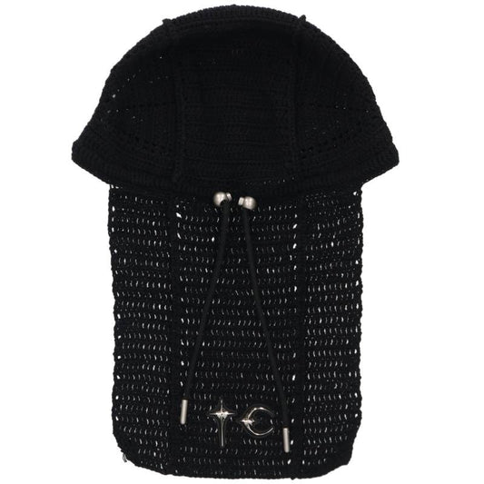 THUG CLUB Destroyed Crochet Knit Beanie w/ Size ONE SIZE