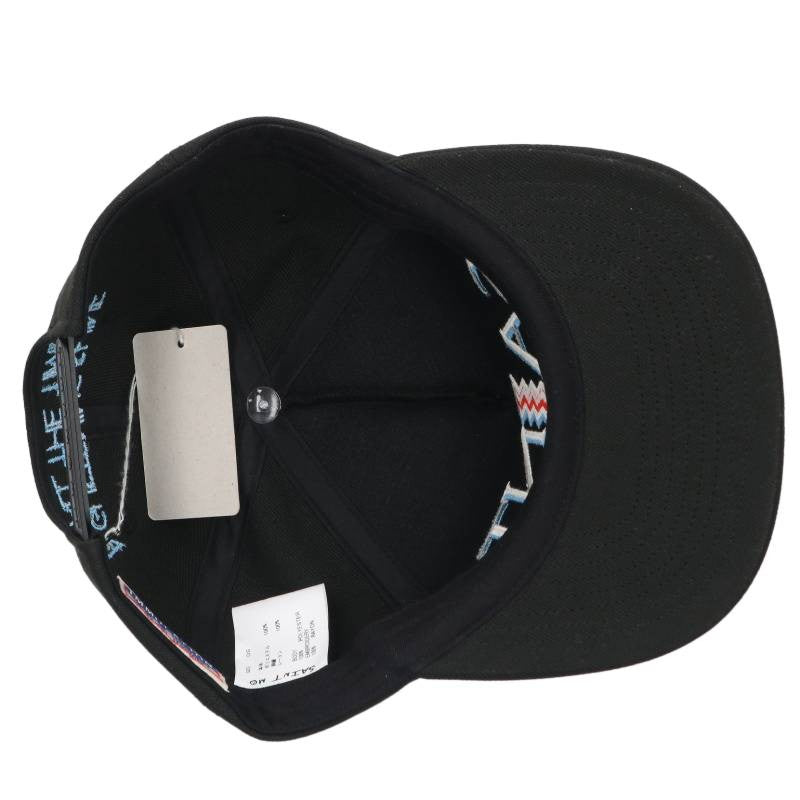 SAINT MICHAEL 26SS Cotton Baseball Cap Black Size ONE SIZE