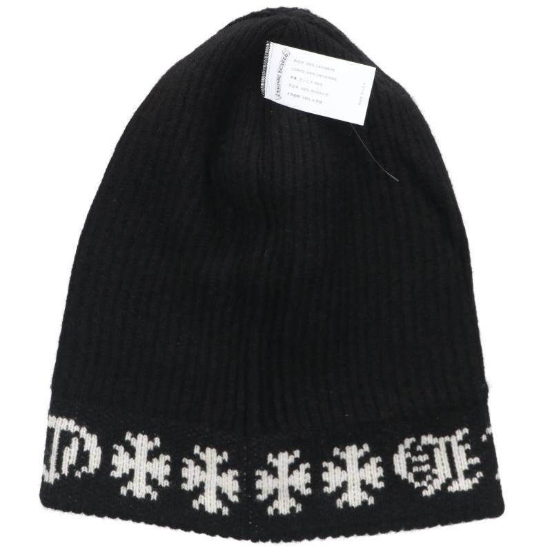 Chrome Hearts BIG DADDY Crossball Beanie Black Size ONE SIZE