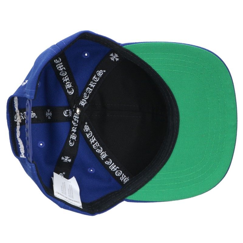 Chrome Hearts CH Embroidered 6 Panel Cap Blue Size ONE SIZE