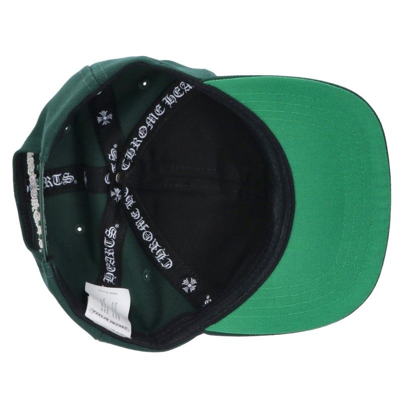 Chrome Hearts CH Embroidery Baseball Cap Green Size ONE