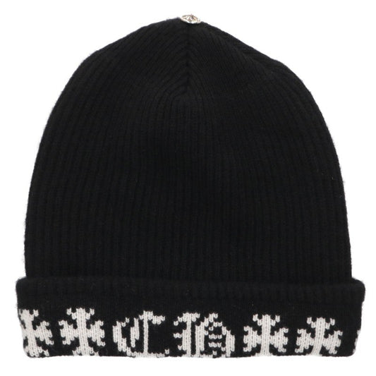Chrome Hearts BIG DADDY Cross Ball Cashmere Beanie