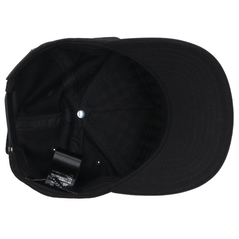 AMIRI MA Logo Embroidery Cotton Cap Black