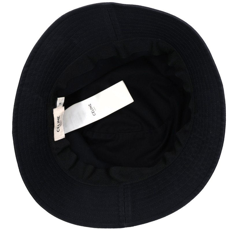 CELINE Triomphe Embroidery Cotton Bucket Hat Multi Size M