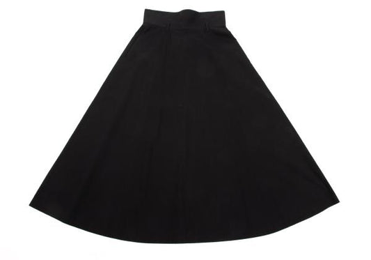 JURGEN LEHL High Waist Long Cotton Skirt Dark Navy Size M