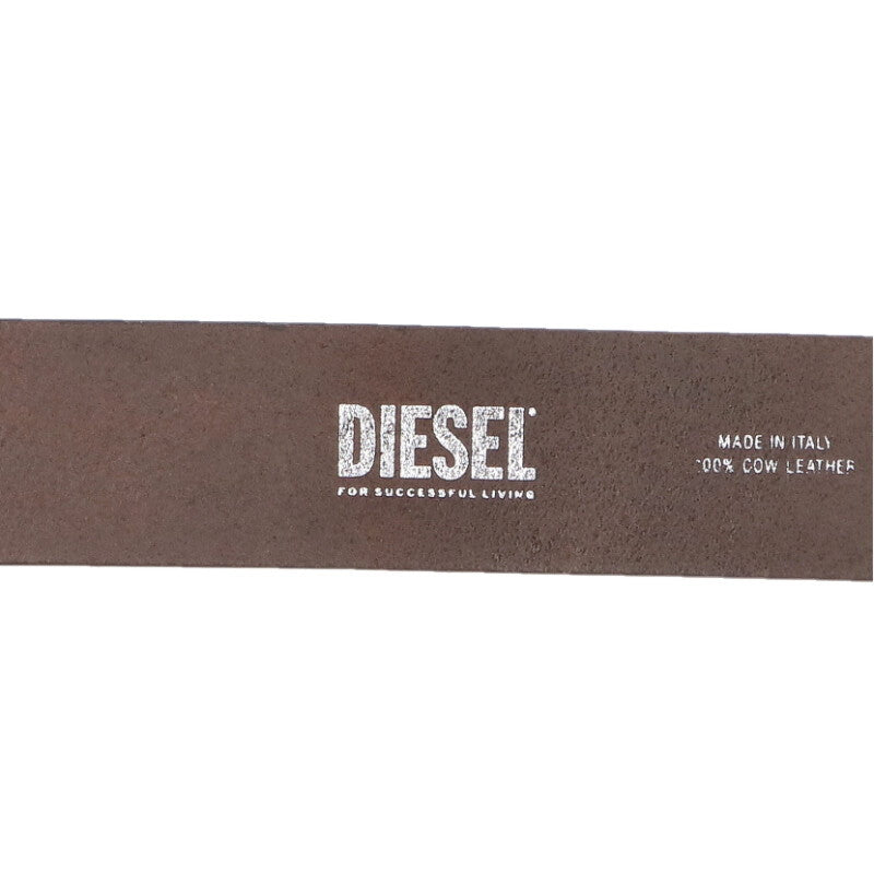DIESEL B-1DR X10429 D Buckle Leather Belt Size ONE SIZE