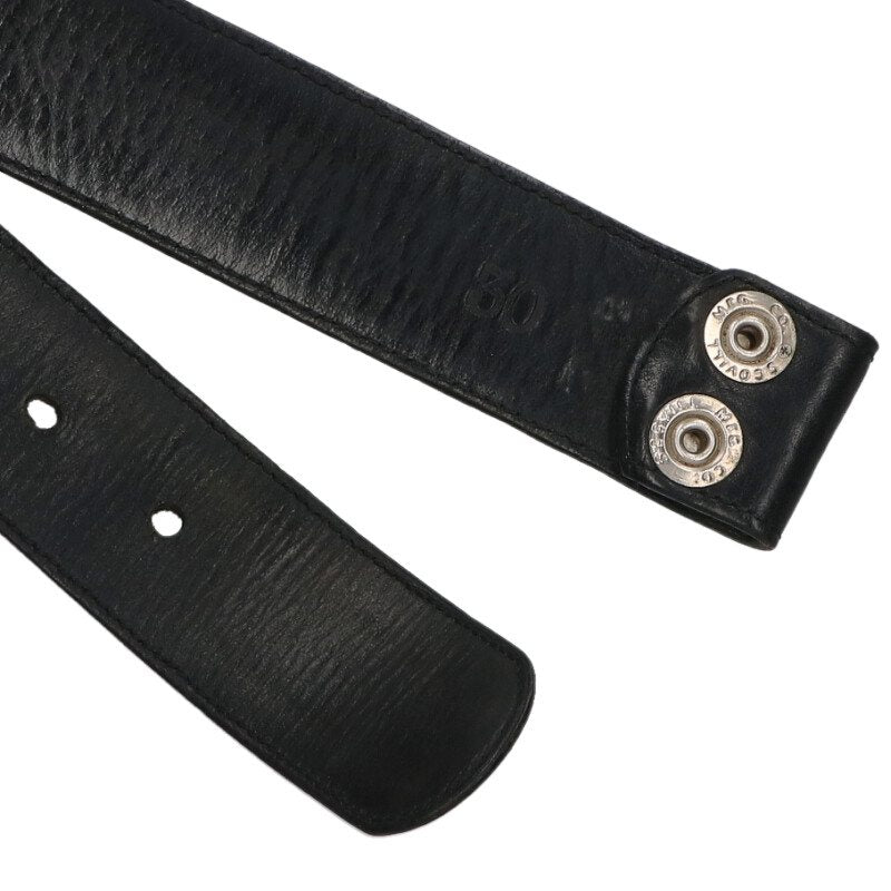 Chrome Hearts 1.5" Scroll Label Rivets Leather Size ONE SIZE