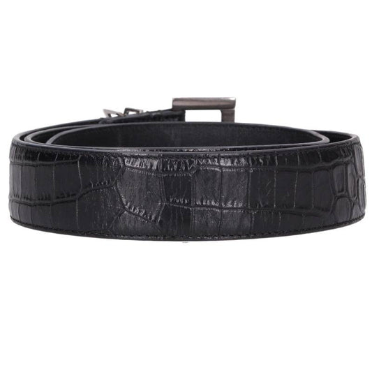 SAINT LAURENT PARIS Cassandra Leather Belt Size ONE SIZE