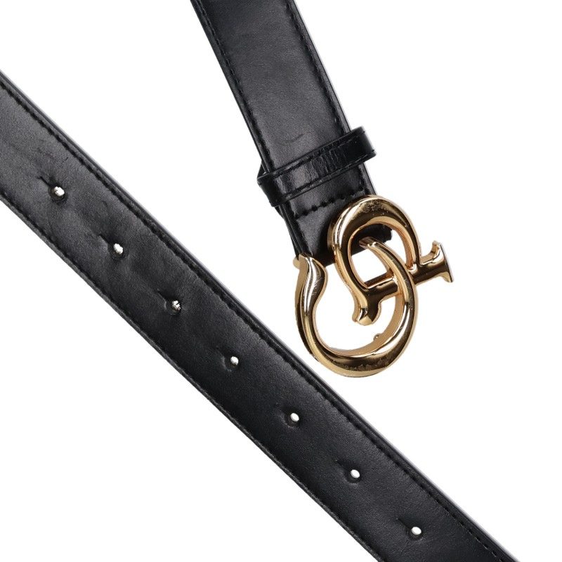 COOTIE Logo Leather Belt Size L