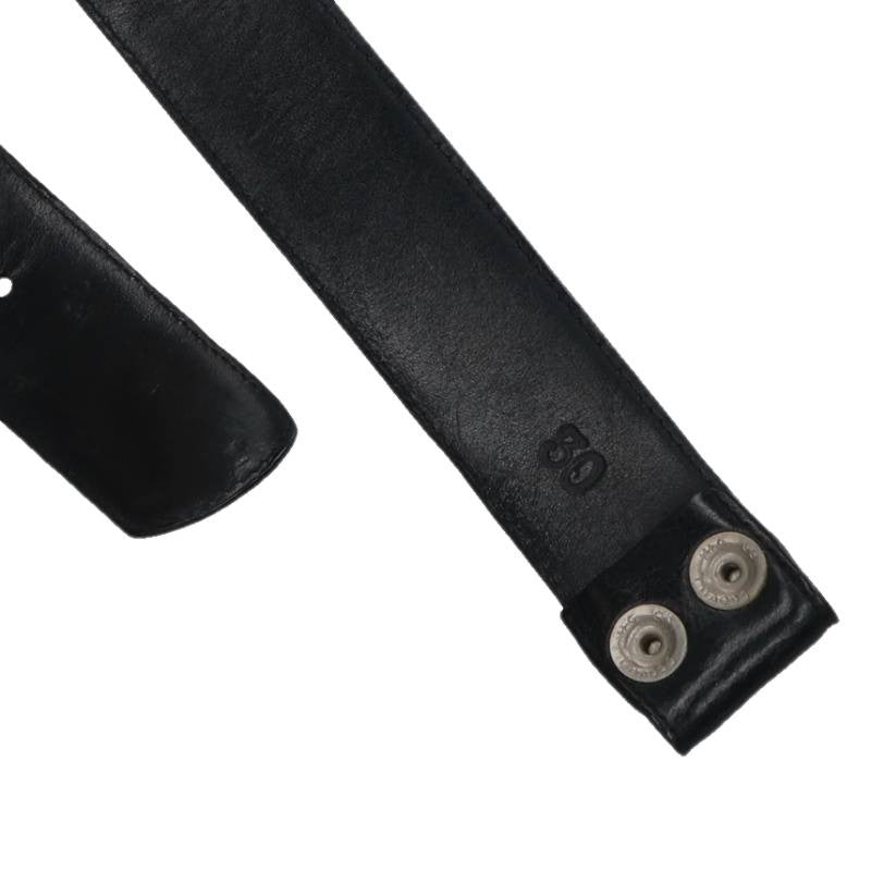 Chrome Hearts 1.5" Scroll Label Rivets Leather