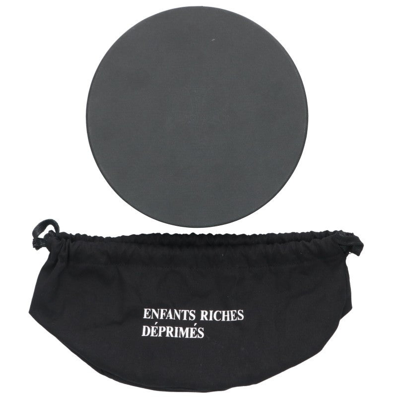 ENFANTS RICHES DEPRIMES Skinny O-Ring Studded Belt Size 90