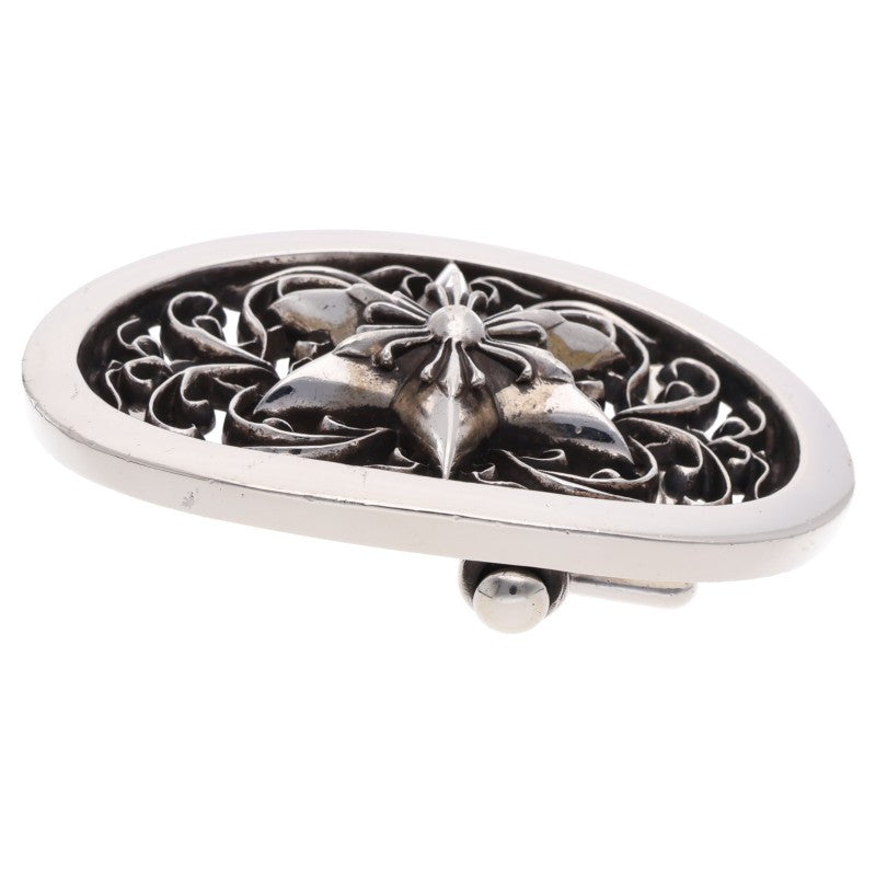 Chrome Hearts BUCKL OVAL STAR1.5 Classic Oval Silver Buckle