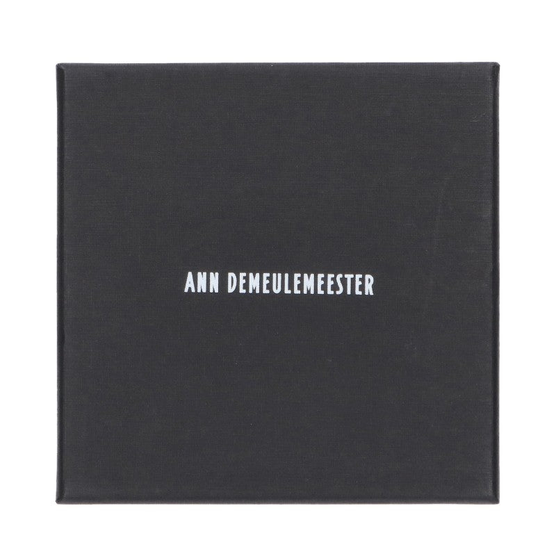 ANN DEMEULEMEESTER AW26 Willow Belt Black/Silver Size 100