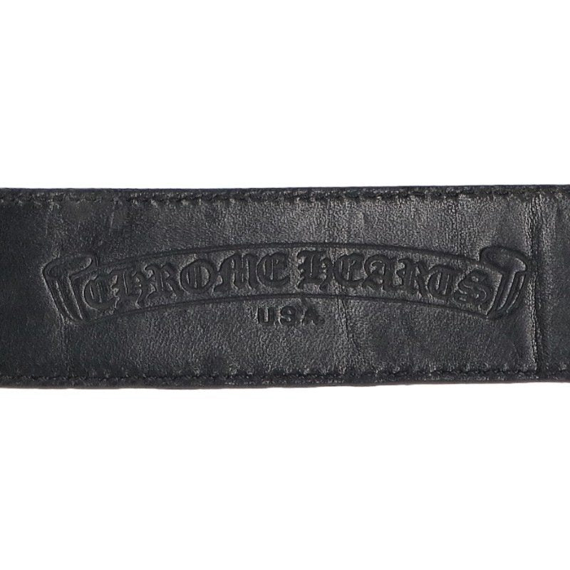 Chrome Hearts 1.5 STRAP Scroll Label Rivet Belt Size 34