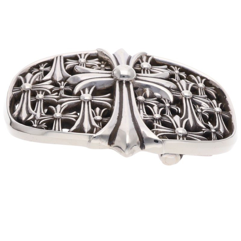 Chrome Hearts Cemetery Cross Silver Buckle