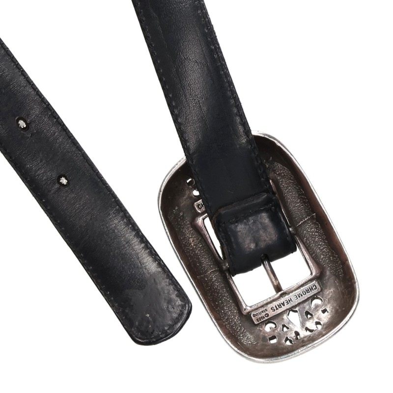 Chrome Hearts Single Classic Buckle Belt Black Size 30