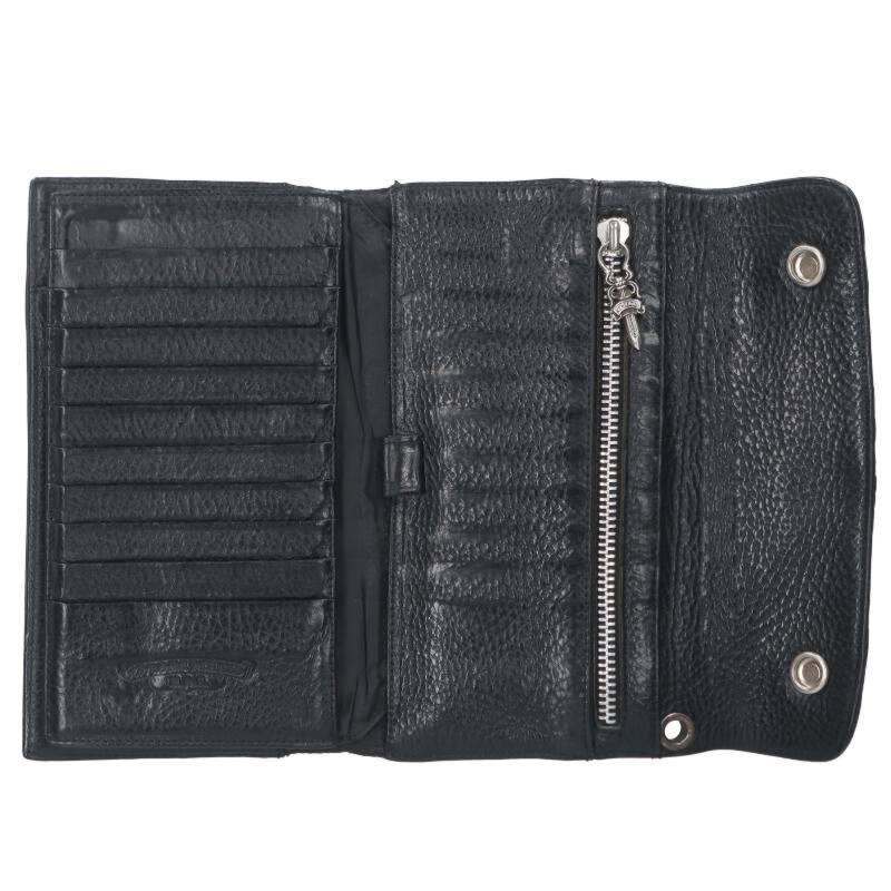 Chrome Hearts WAVE Alligator Cross Ball Wallet Size ONE SIZE
