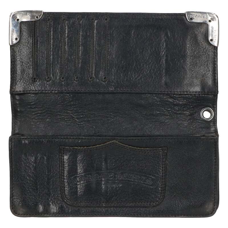 Chrome Hearts LNG SNGL FLD TIPS Leather Wallet Size ONE SIZE