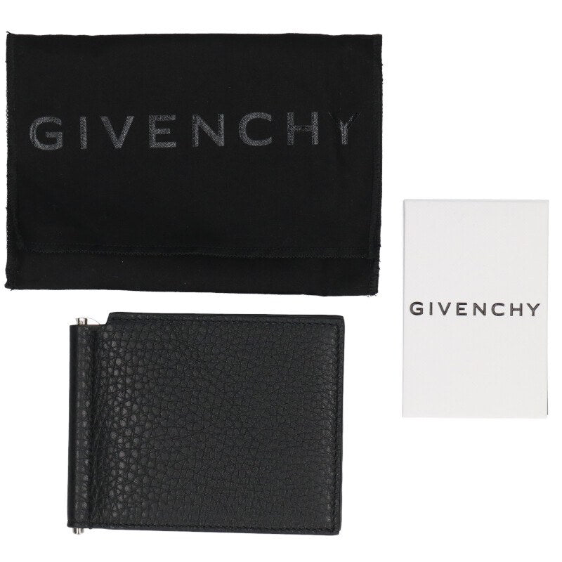 GIVENCHY Grained Leather Wallet w/ Clip F1K213 Size ONE SIZE