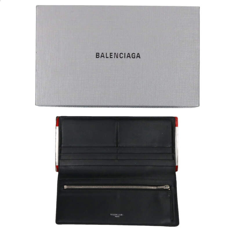 Balenciaga Long Wallet Green