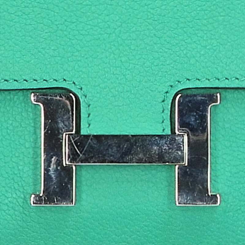 HERMES Constance Slim Veau Epsom Silver HW Size ONE SIZE