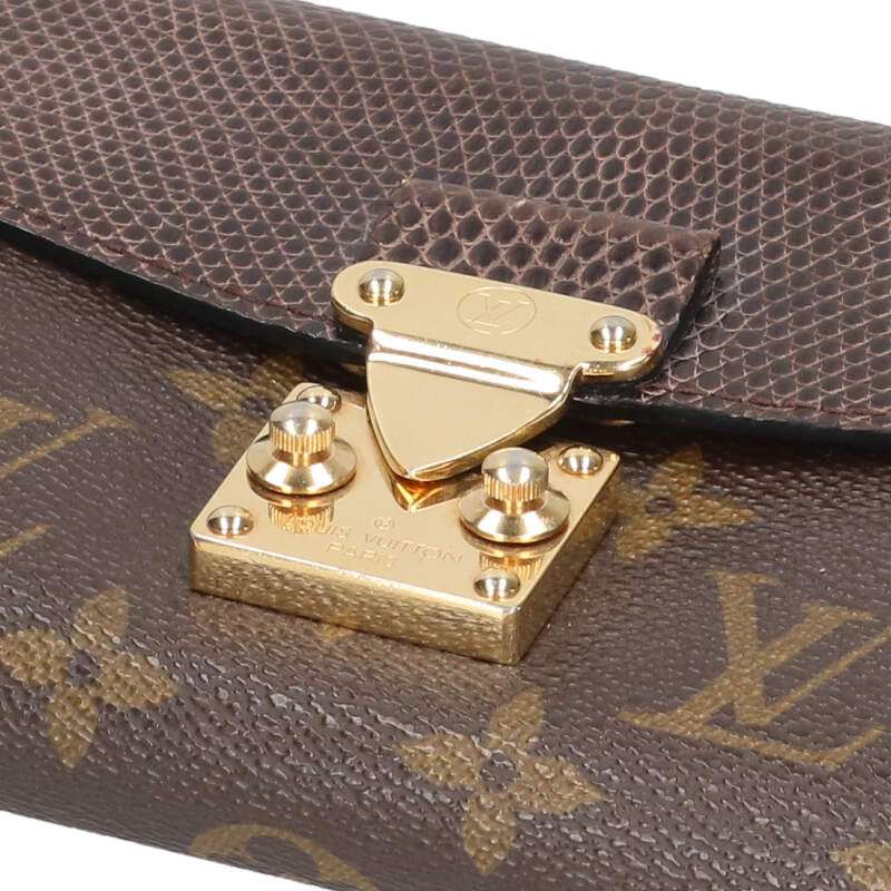 LOUISVUITTON Portefeuille Exotic Brown Size ONE SIZE