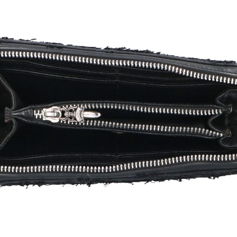 Chrome Hearts REC F ZIP Filigree Leather