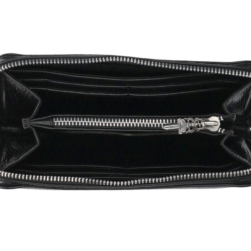 Chrome Hearts REC F ZIP PLANE Round Zip Wallet