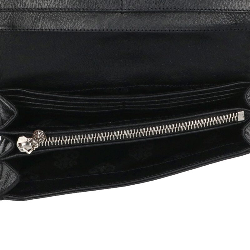 Chrome Hearts JUDY Cross Button Leather Wallet Size ONE SIZE